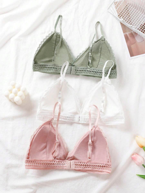 Tween Girls Lace Trim Bra